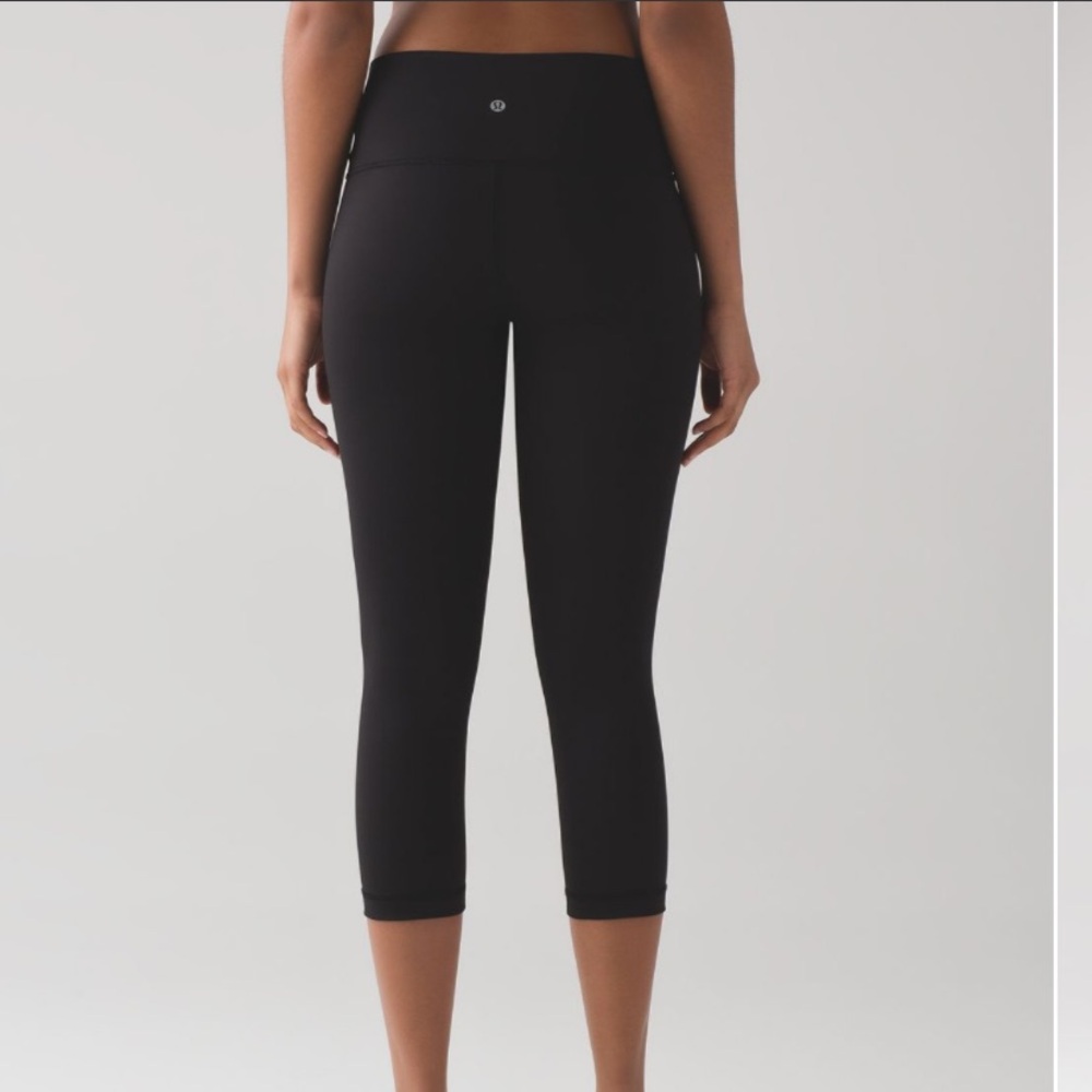 Lululemon Wunder Under Crop Leggings High Rise Full on Luxtreme 21” - Picture 4 of 7
